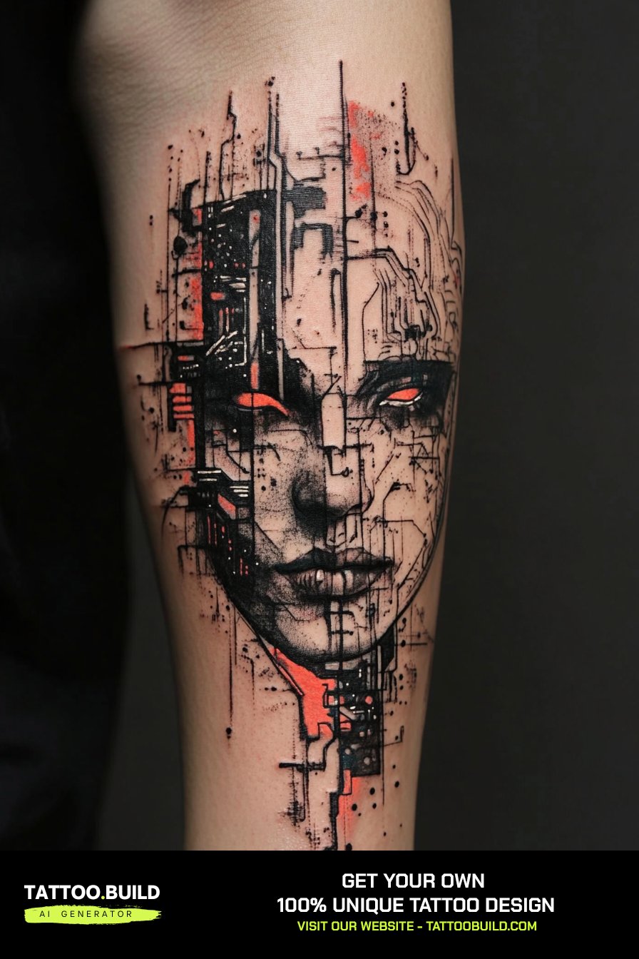 27+ Geometric Cyberpunk Tattoo Ideas (Stunning Inspiration!)