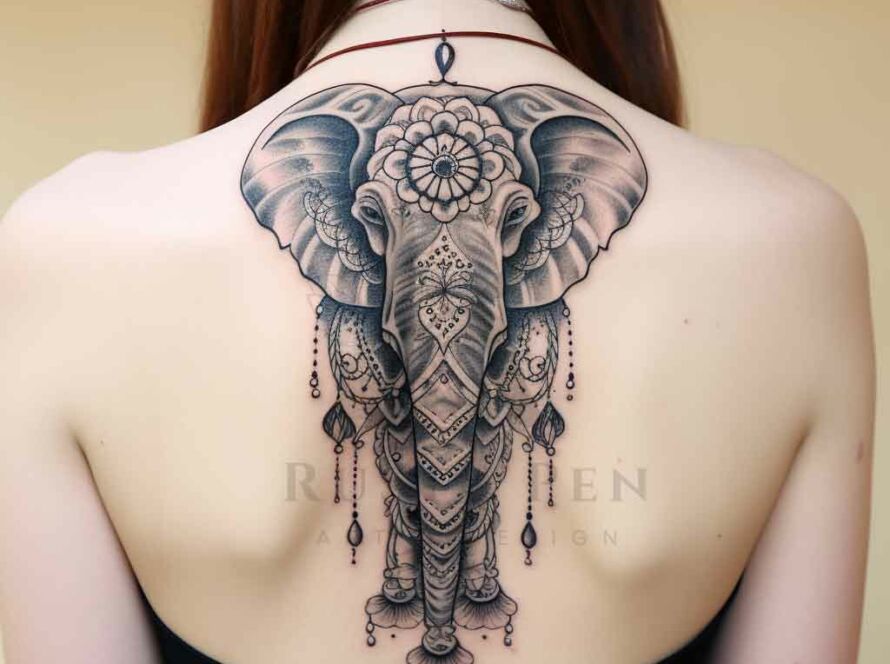 Elephant Tattoos for Females