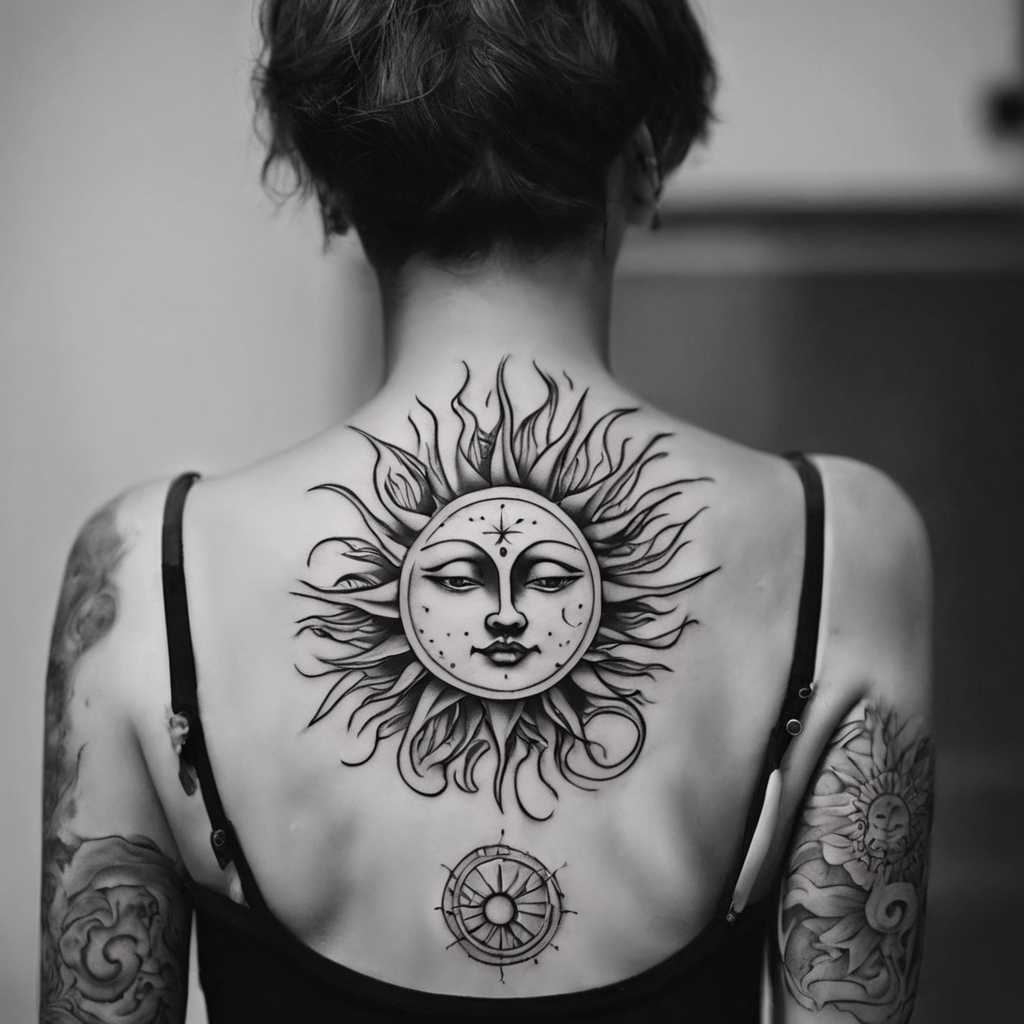 🔥 30 Sun, Moon and Sun and Moon tattoos for you!