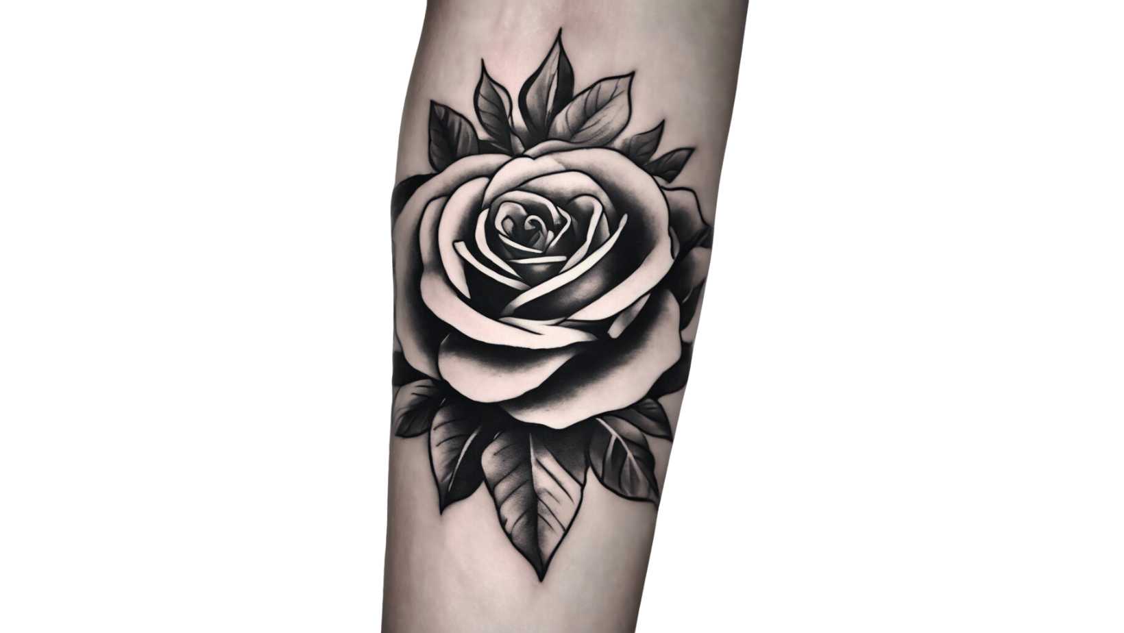 Black and White Rose Forearm Tattoo Ideas (Stunning!)
