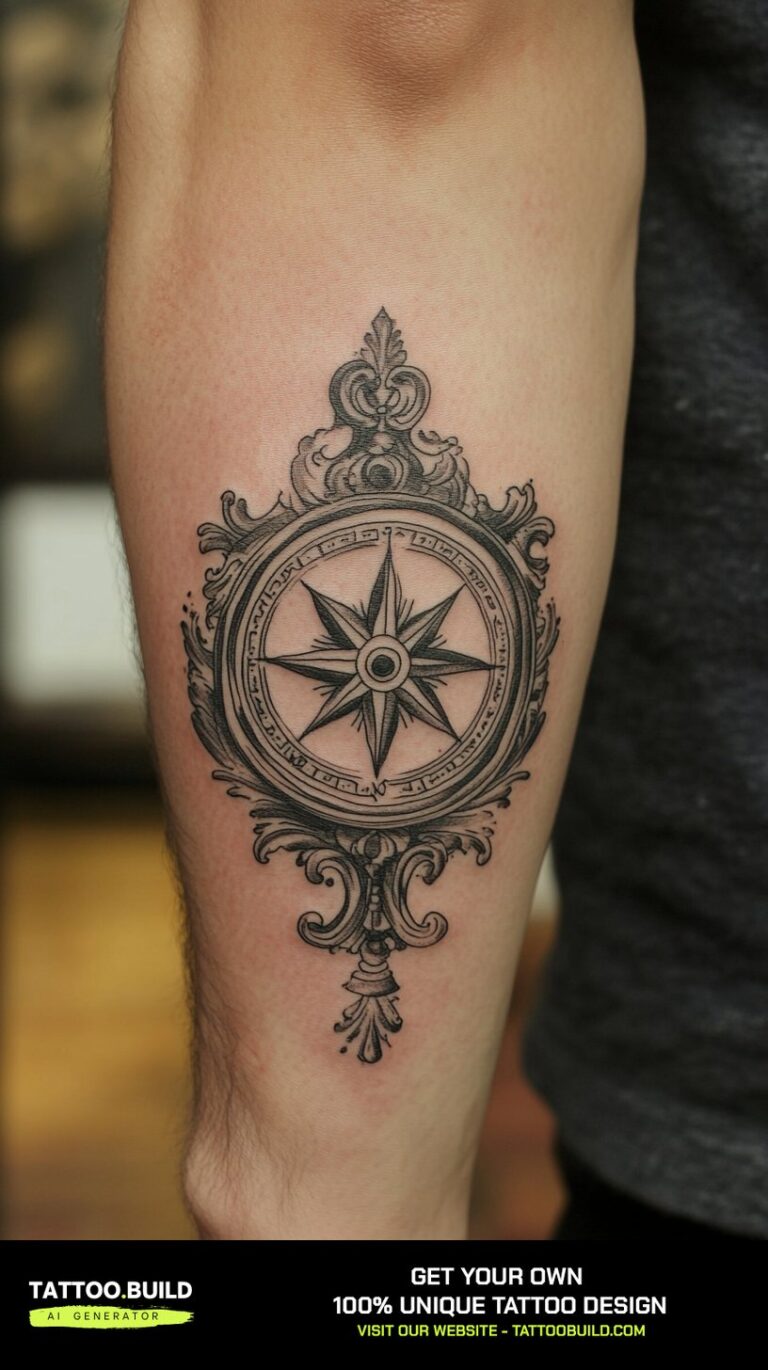 Compass Forearm Tattoos for Guys - Tattoo Build