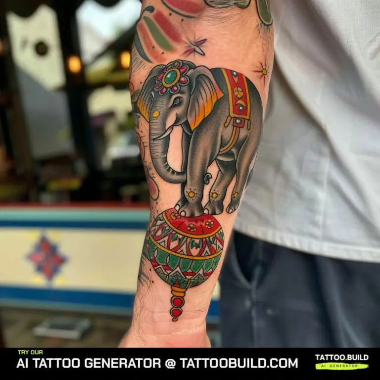American Traditional Elephant Tattoo: 24 Stunning Design Ideas - Tattoo ...