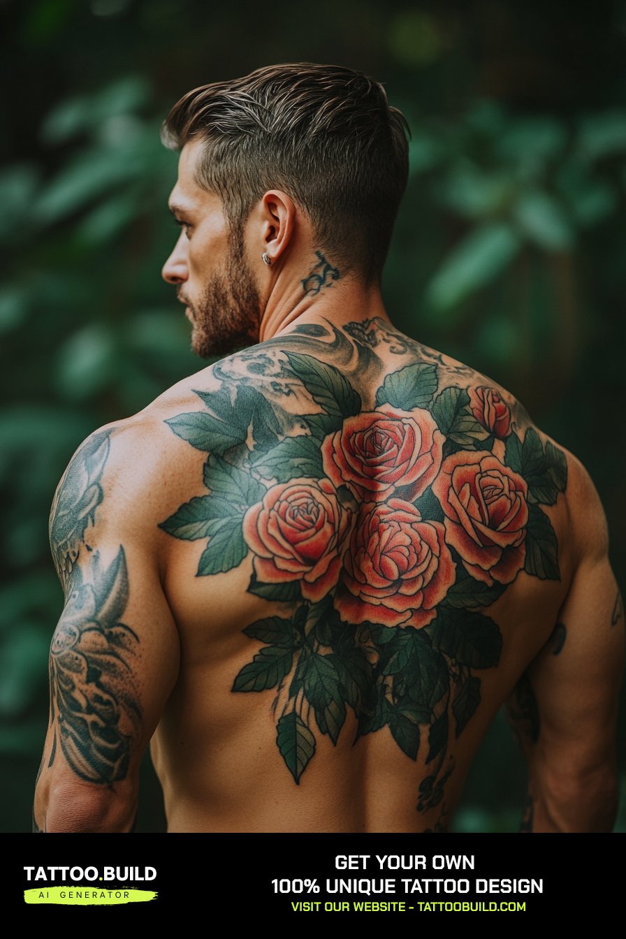 Cool Rose Flower Tattoo for Guys (Stunning Designs!)