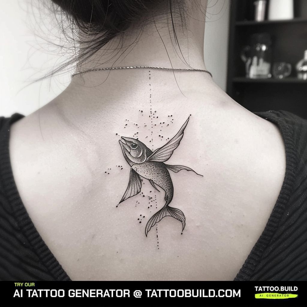flying fish tattoo meaning