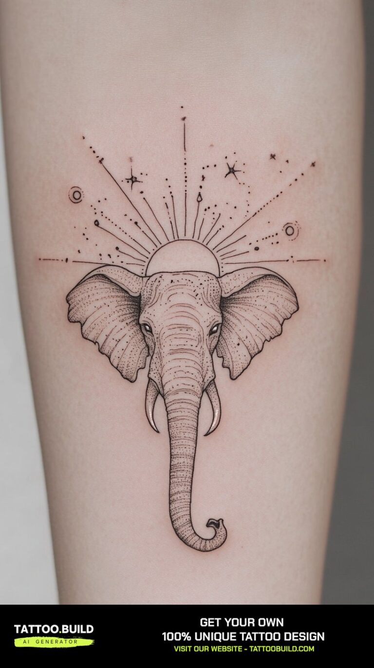 Elephant Outline Tattoo Ideas You Need to Save - Tattoo Build