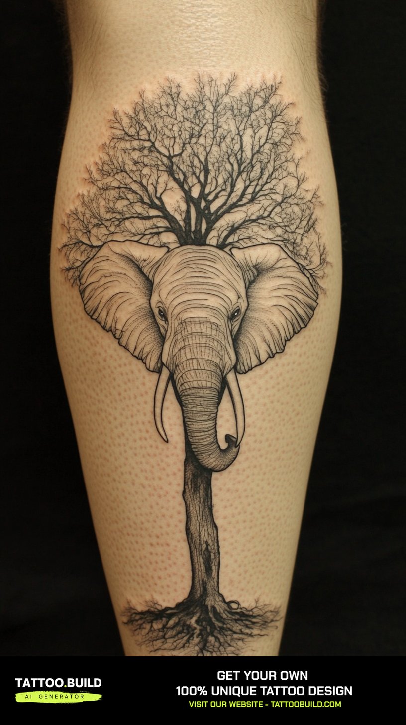 Elephant Outline Tattoo Ideas You Need to Save - Tattoo Build