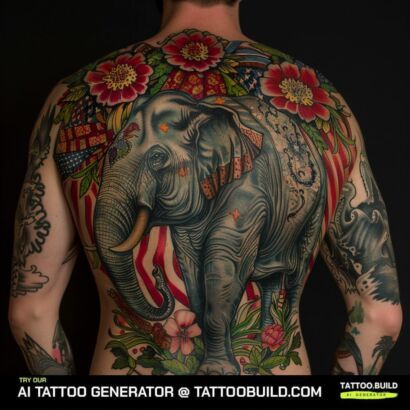 American Traditional Elephant Tattoo: 24 Stunning Design Ideas - Tattoo ...