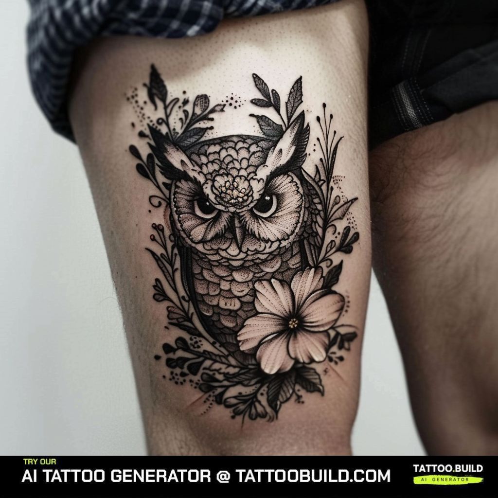 small thigh tattoo ideas for guys