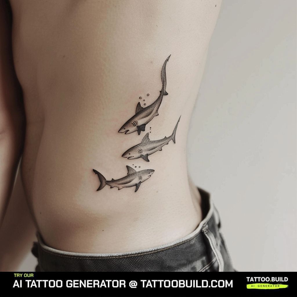 fish rib tattoo ideas for guys