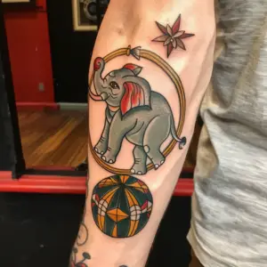 American Traditional Elephant Tattoo: 24 Stunning Design Ideas - Tattoo ...