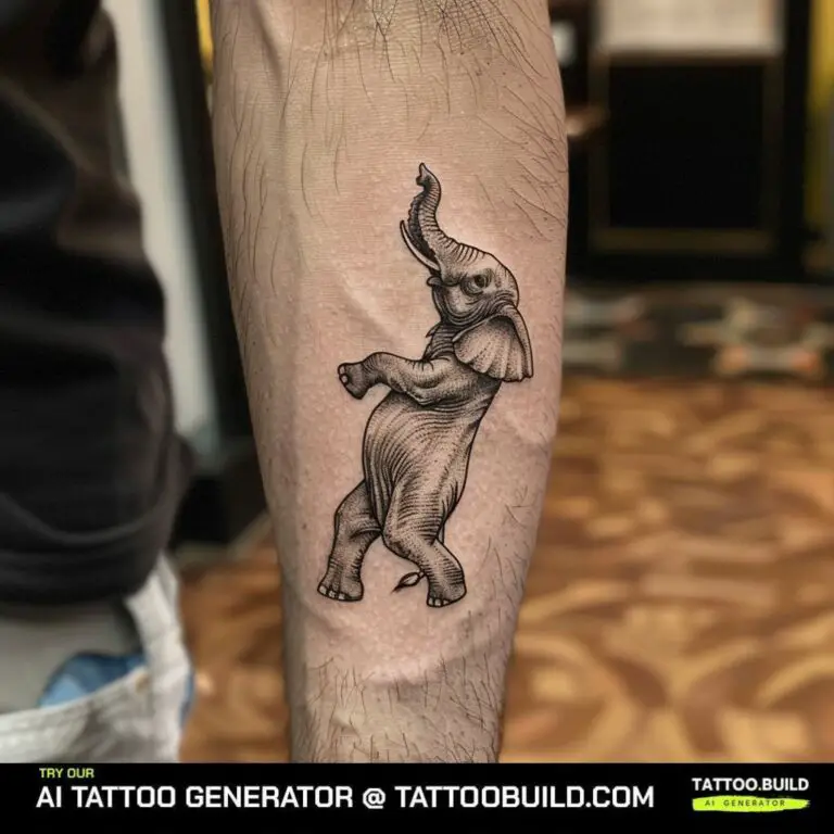 Trunk Up Elephant Tattoo: 9 Striking Ideas to Beautify your Body ...