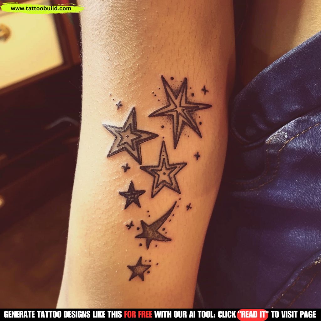 Awesome star tattoo designs