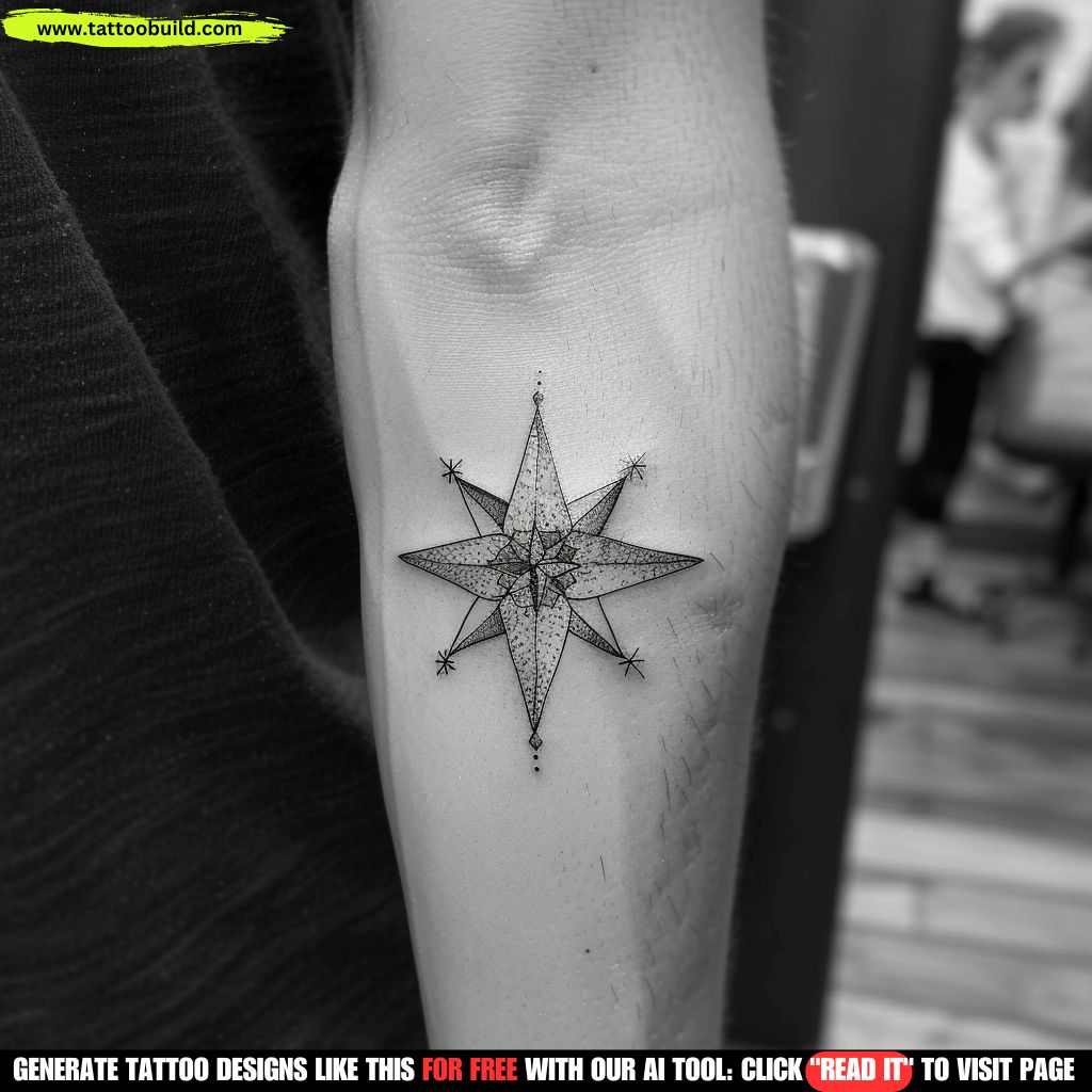 beautiful star tattoo designs