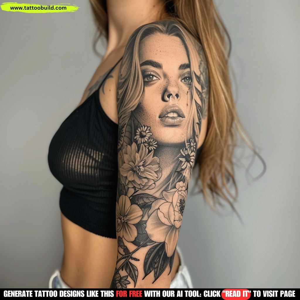 coolest sleeve tattoos for women