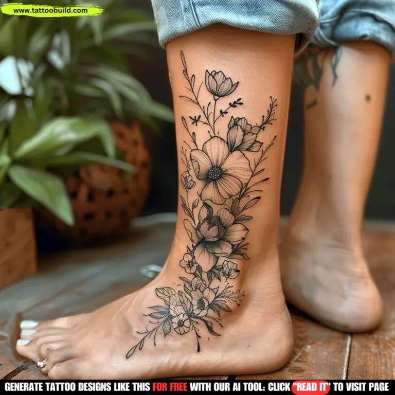 Flower Ankle Tattoos: 80 Stunning Ideas - Tattoo Build