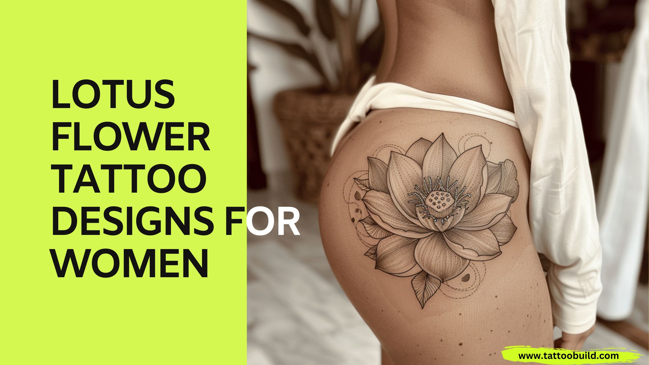 40 Lotus Flower Tattoo Designs for Women