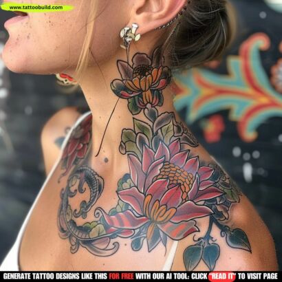 Neck Tattoos for Women - Tattoo Build