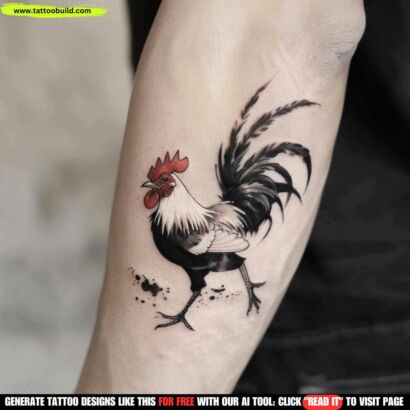 Rooster Tattoo Meaning and Design Ideas - Tattoo Build
