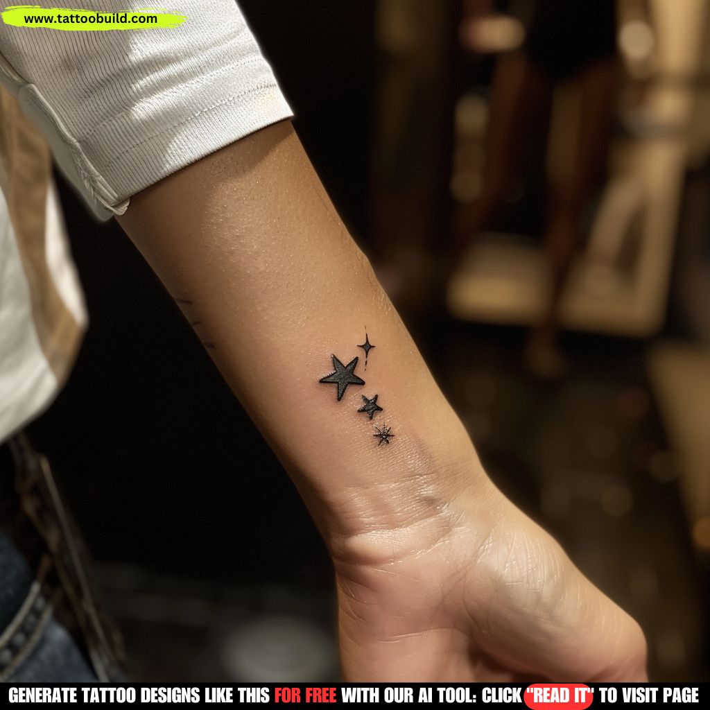 Star wrist tattoo designs