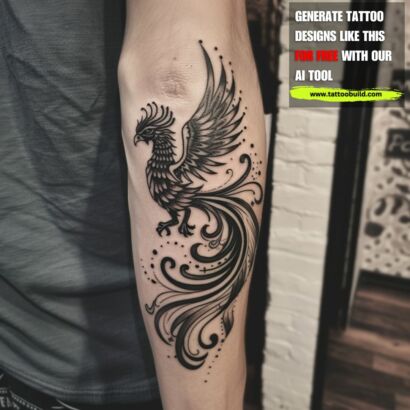 Traditional Bird Tattoo: Black and Gray - Tattoo Build