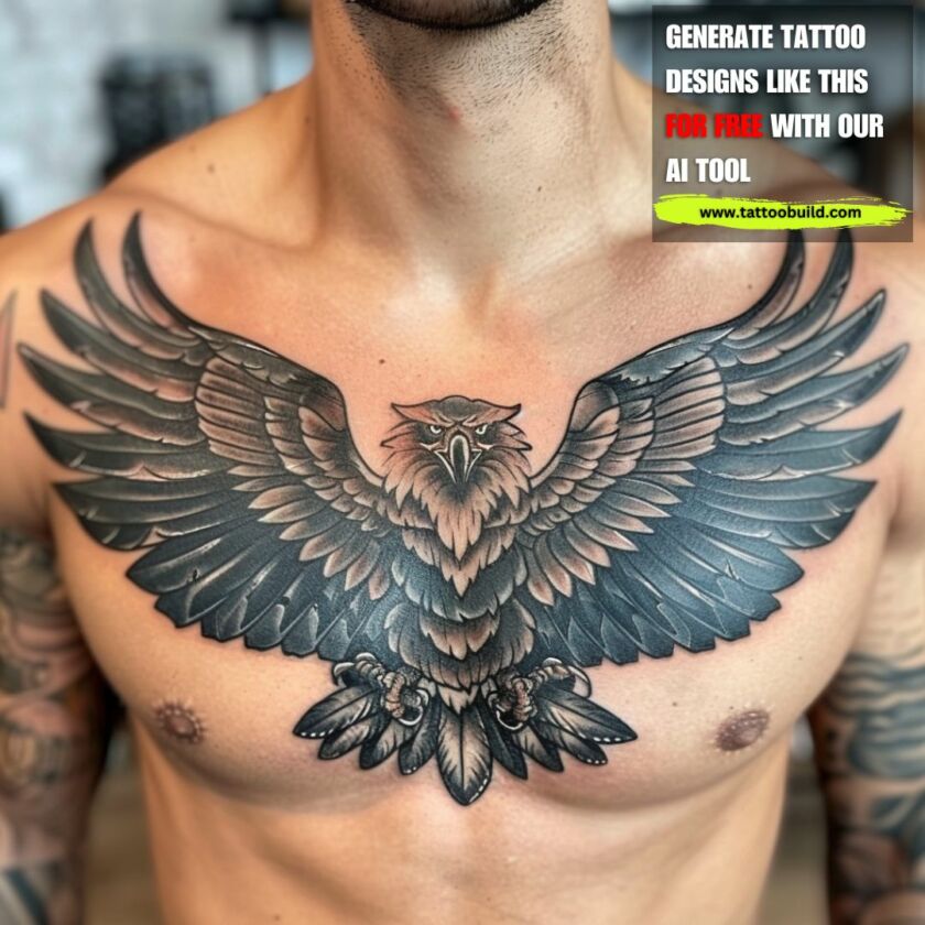 Traditional Bird Tattoo: Black and Gray - Tattoo Build