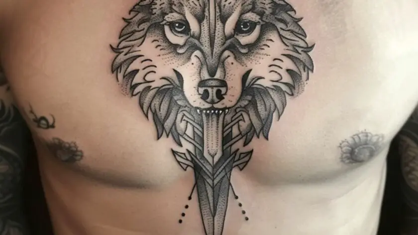 Wolf Dagger Tattoo Meaning and Ideas - Tattoo Build