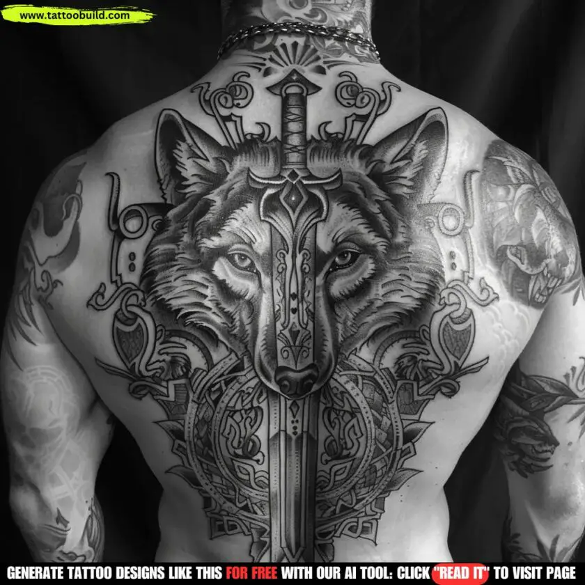 Wolf Dagger Tattoo Meaning and Ideas - Tattoo Build