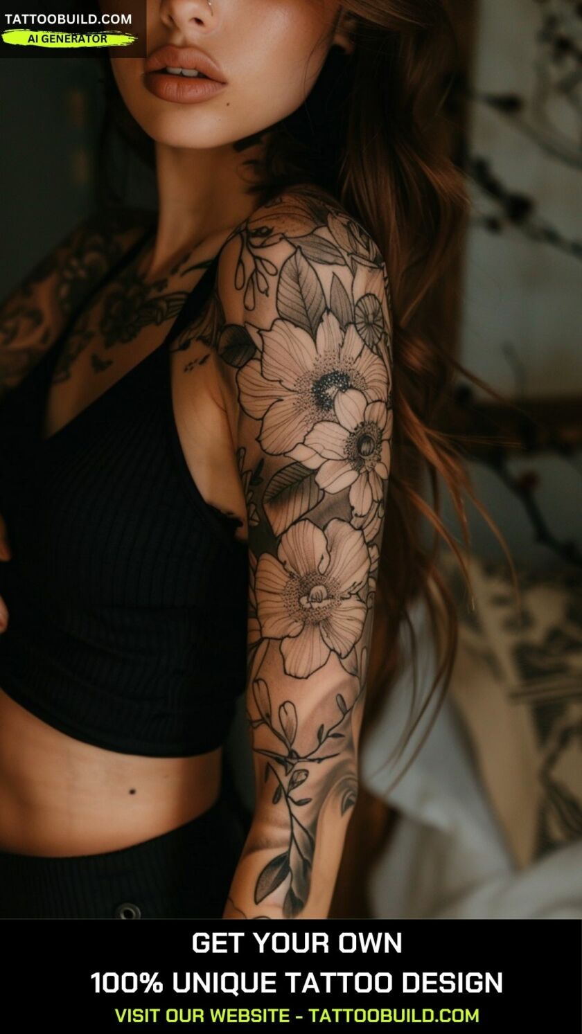 Female Classy Half Sleeve Tattoo Ideas - Tattoo Build