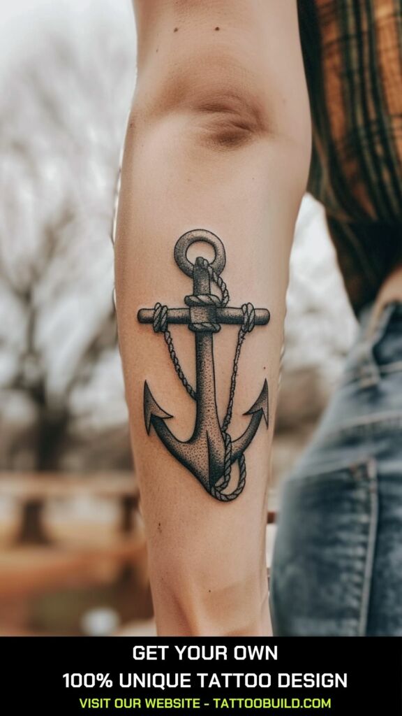 anchor tattoos for females