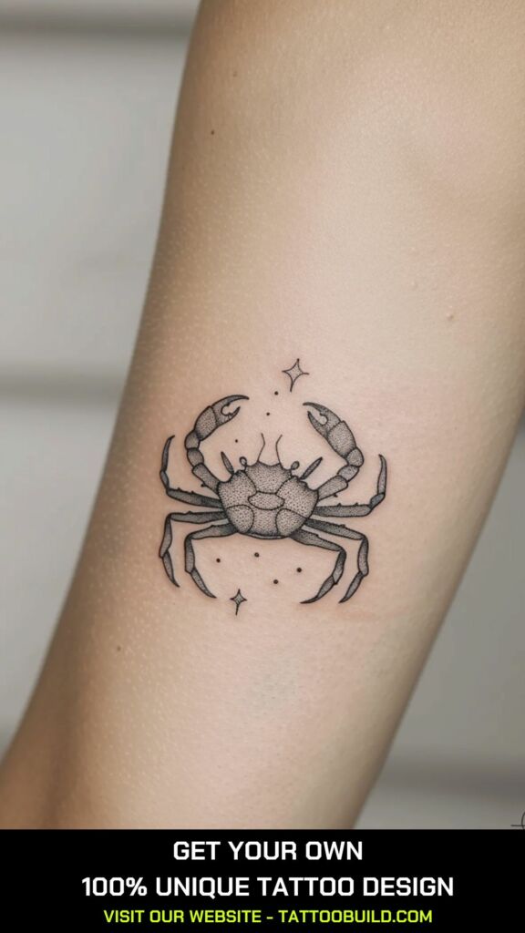 cancer sign star tattoo ideas