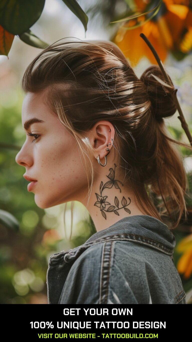 Back of Ear Tattoos for Females: Elegant and Unique Design Ideas ...