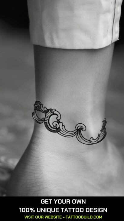 Ankle Bracelet Tattoos for Ladies: A Delicate and Stylish Ideas ...
