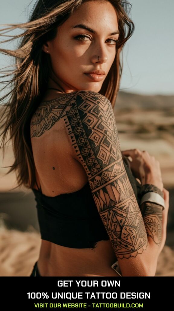 aztech tattoo for female