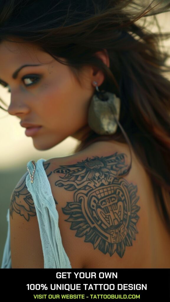 aztec warrior tattoo for ladies