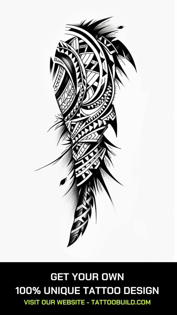 tribal aztec tattoo idea