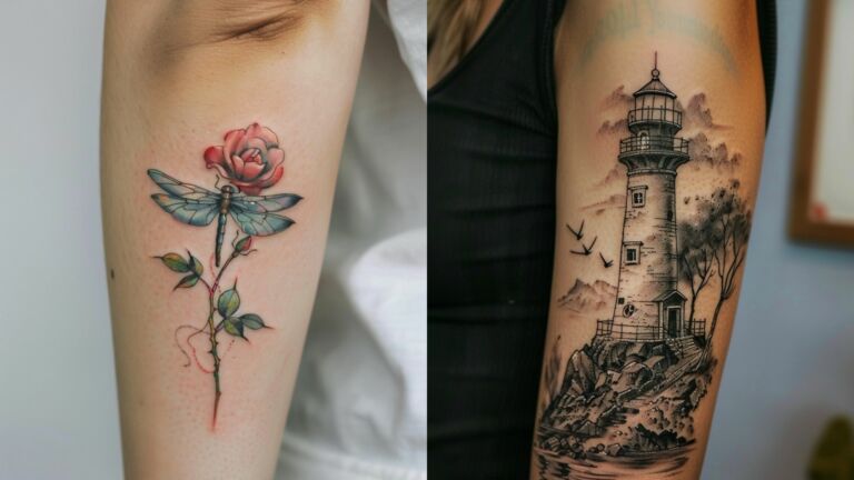 Women’s Tattoo on the Back of the Arm: 20+ Stunning Images (Ideas)