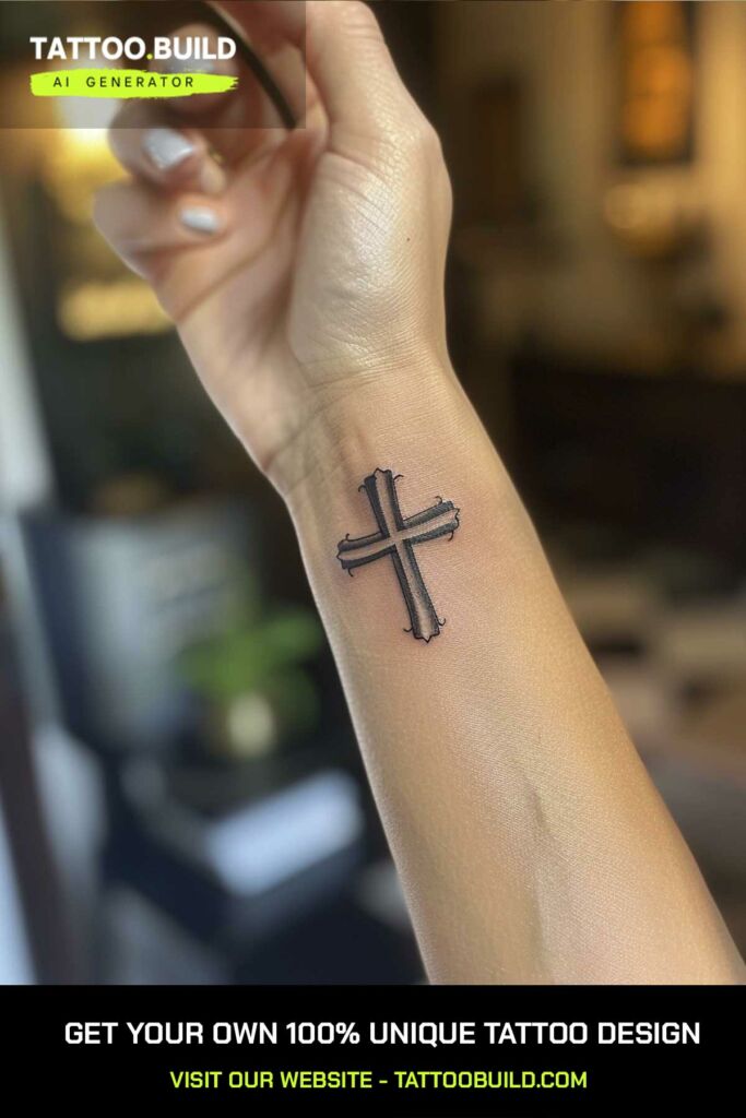 Female Wrist Cross Tattoo Ideas