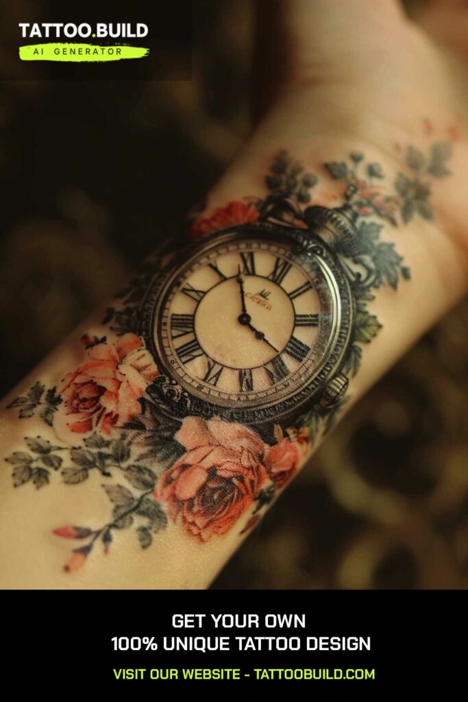 Wrist Clock Tattoo