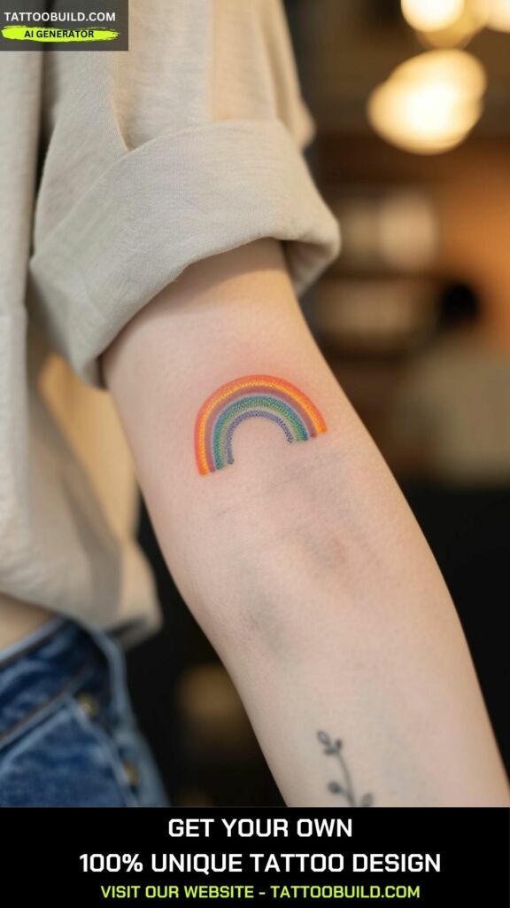 rainbow tattoo idea