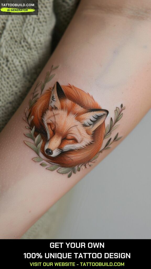 cute little fox tattoos