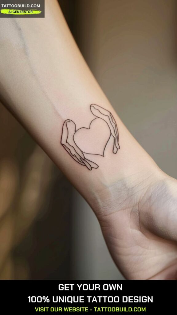 goodness tattoo ideas: heart and heart