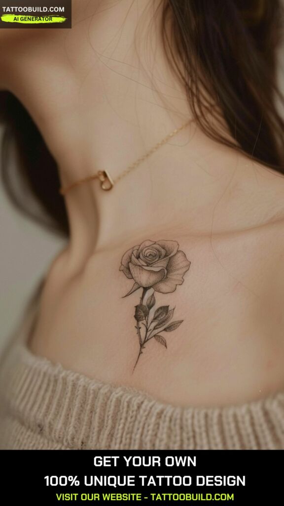 cute little delicate flower tattoos for females