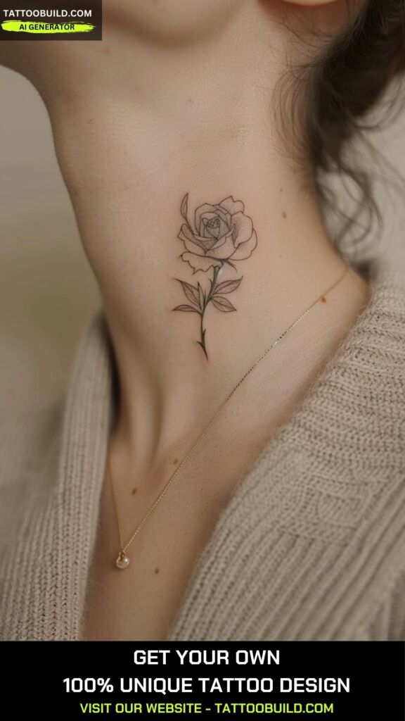 cute little flower tattoos for females