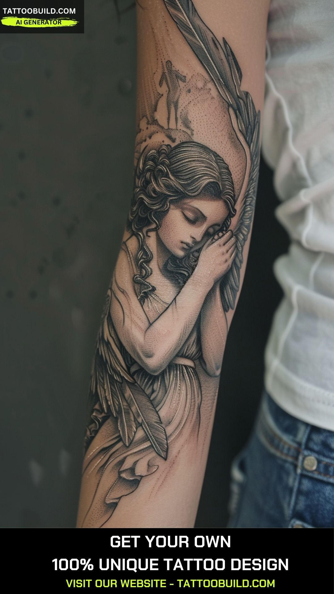 Angel Tattoo For Women: 30+ Sunning ideas - Tattoo Build