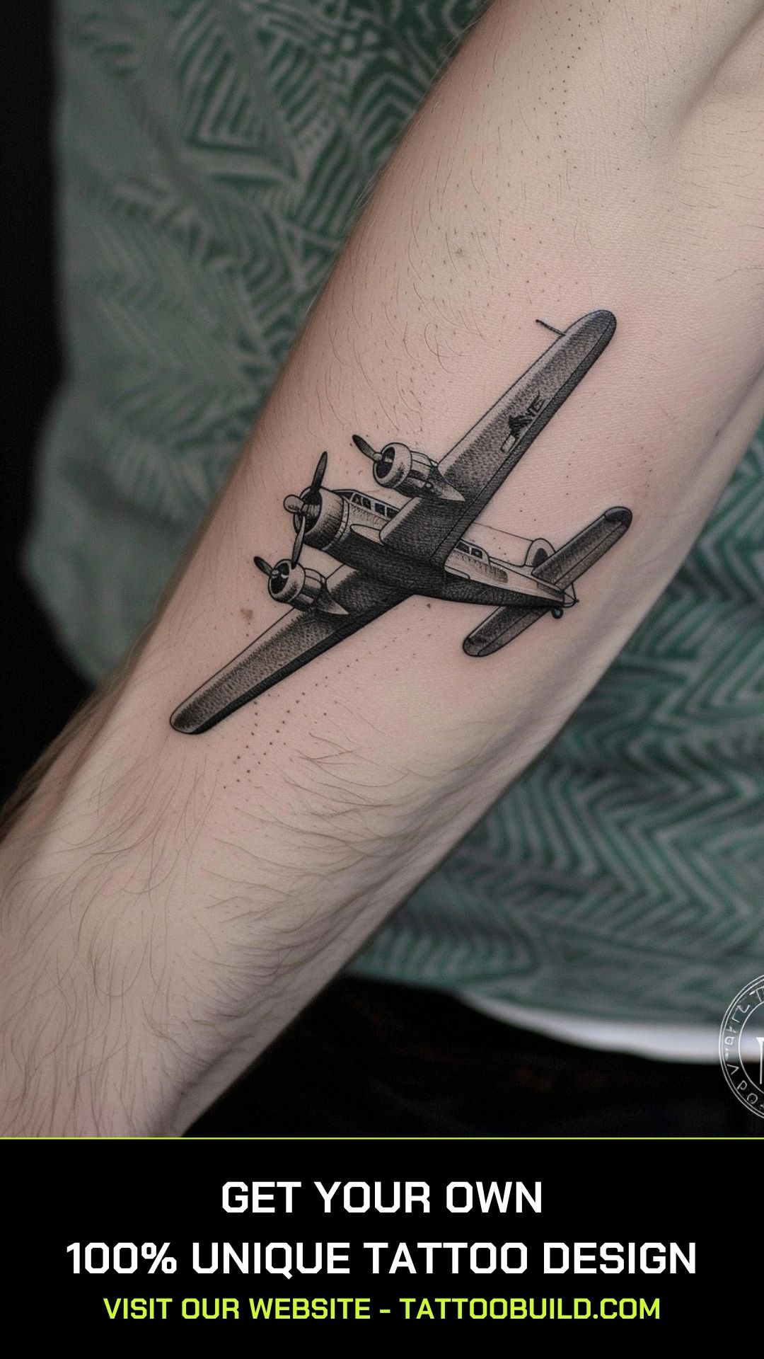 Airplane Tattoo Ideas: Soar to New Heights with Your Ink - Tattoo Build