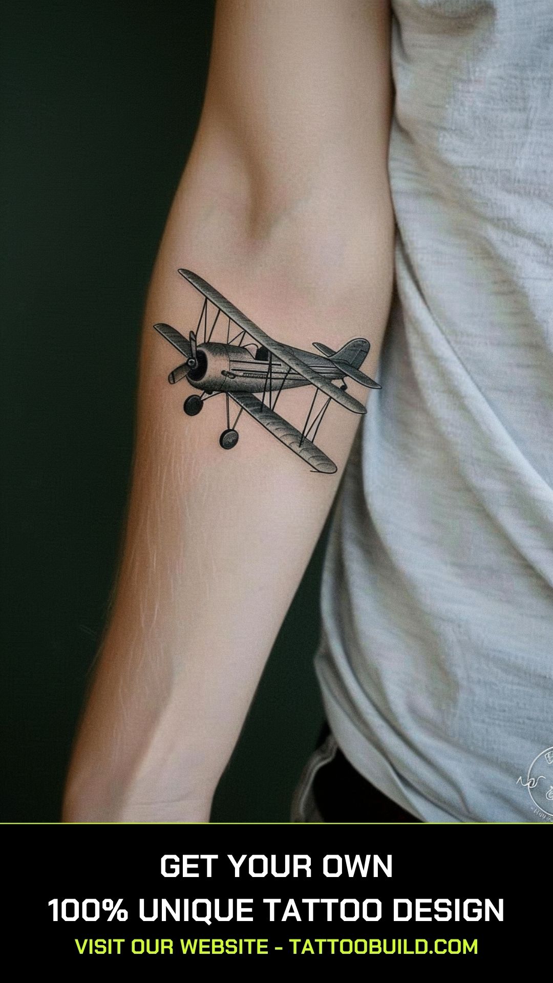 Airplane Tattoo Ideas Soar to New Heights with Your Ink Tattoo Build