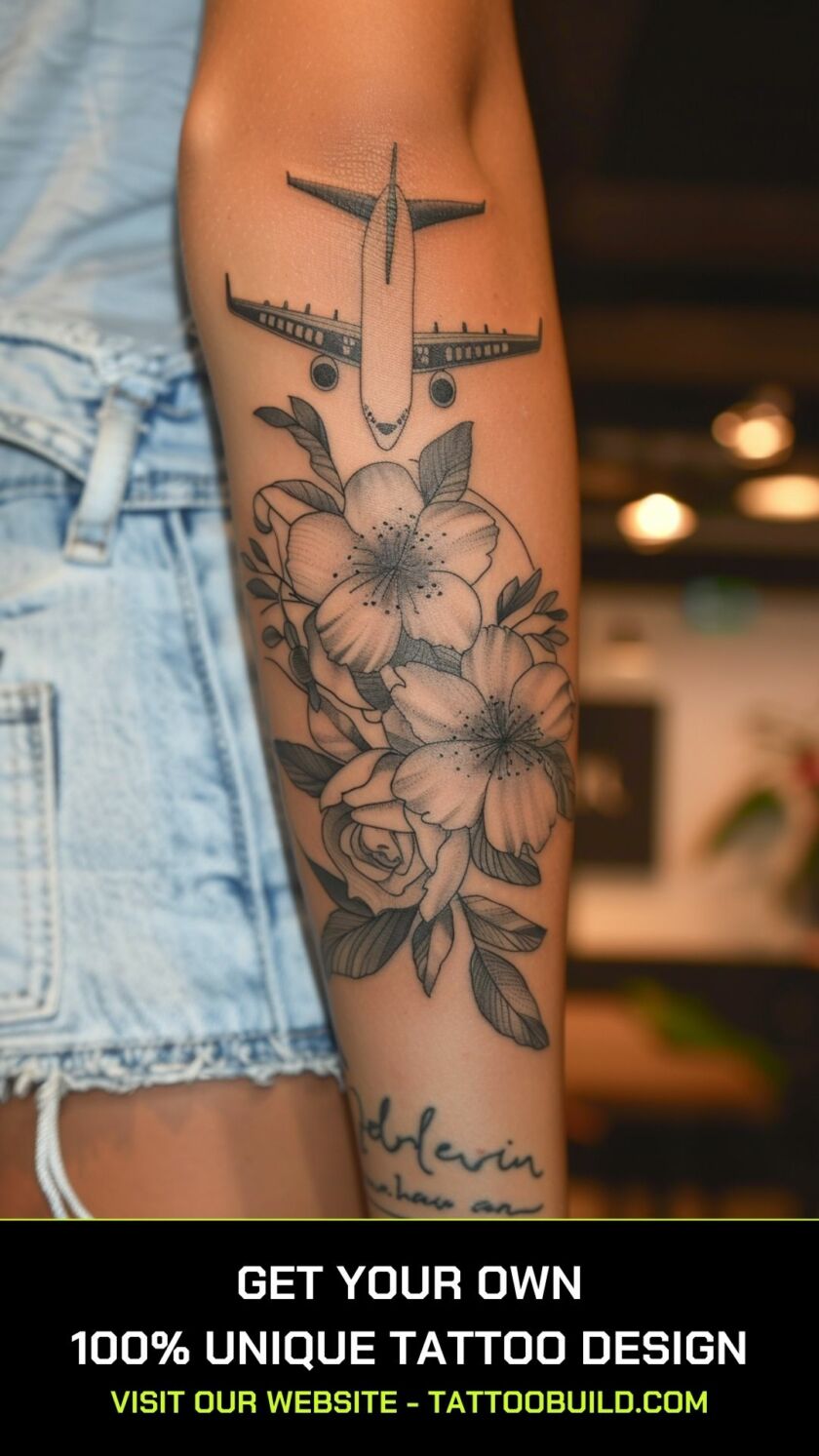 Airplane Tattoo Ideas Soar to New Heights with Your Ink Tattoo Build