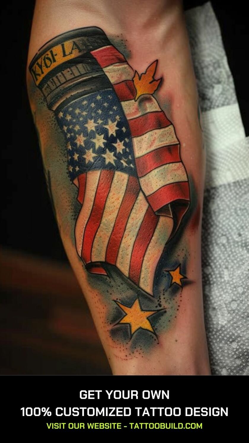 American Flag Tattoo Ideas: Show Your Patriotism with Pride - Tattoo Build