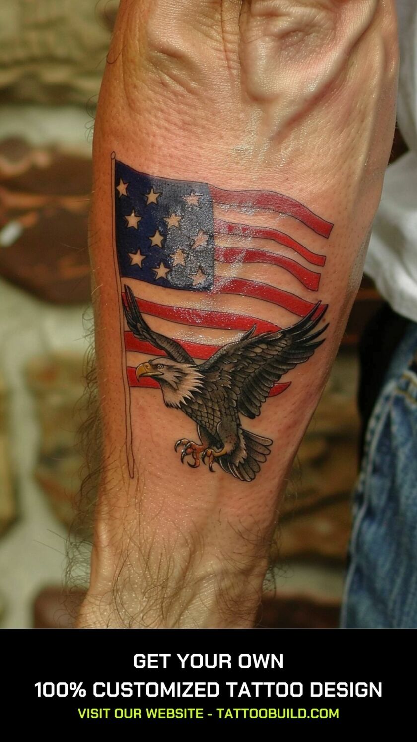 American Flag Tattoo Ideas: Show Your Patriotism with Pride - Tattoo Build