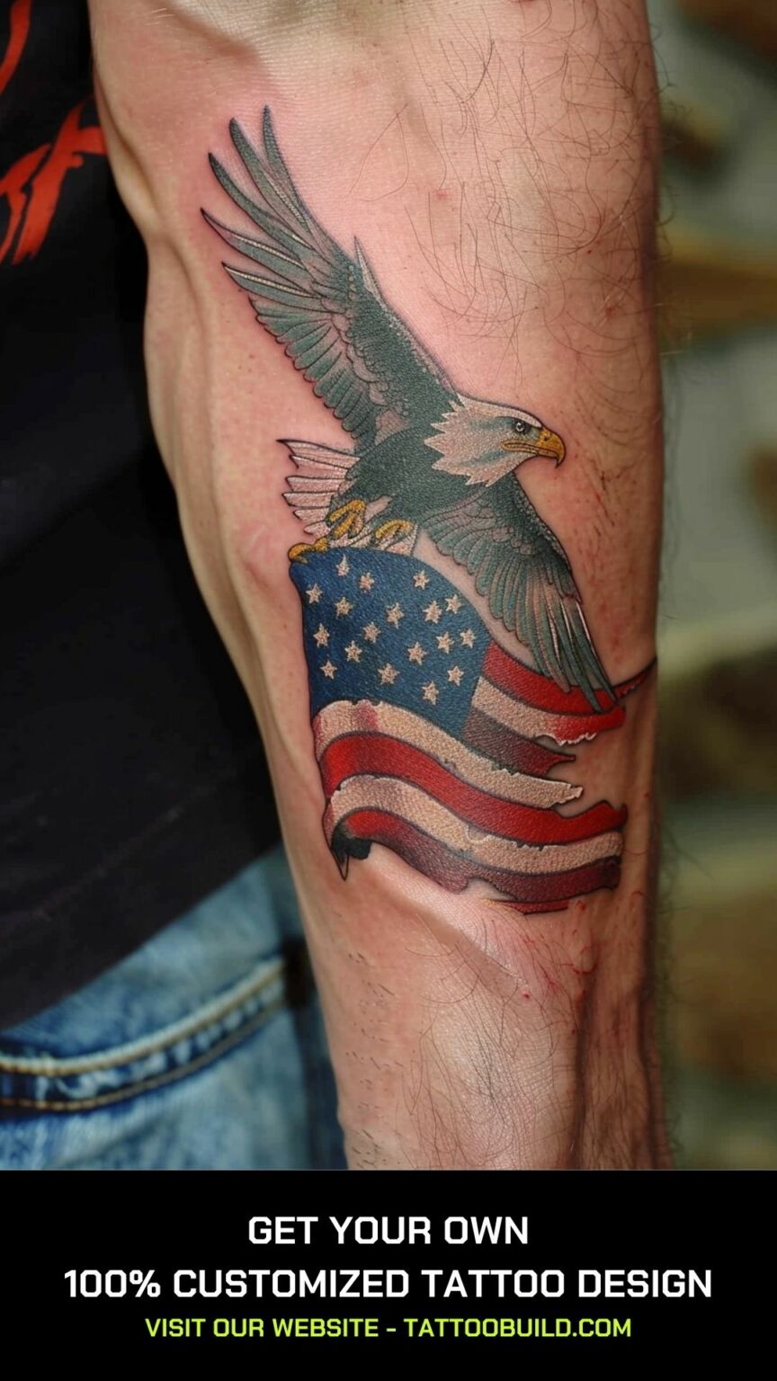 American Flag Tattoo Ideas: Show Your Patriotism with Pride - Tattoo Build